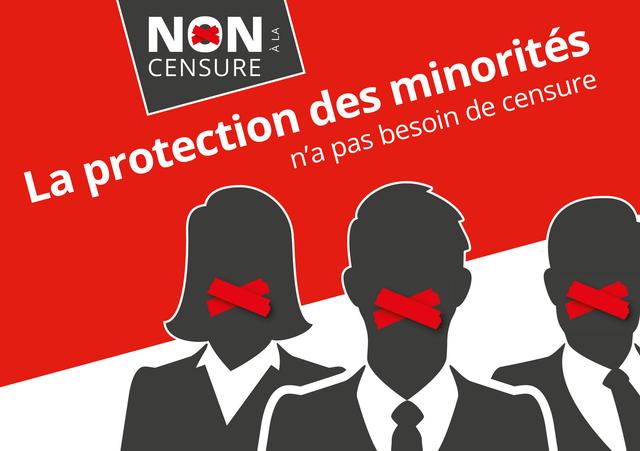 "Non à la censure", le nom du référendum de l'UDF. [UDF]