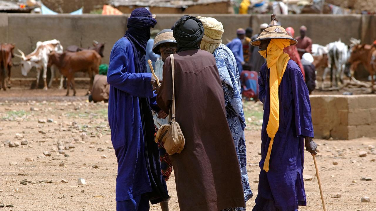 Communauté peule à Gorom Gorom,au Burkina Faso. [Aurimages/AFP - Philippe Roy]