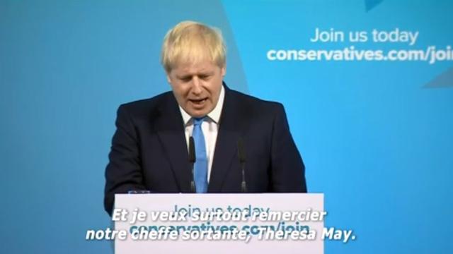 Le discours de Boris Johnson après sa nomination au poste de Premier ministre