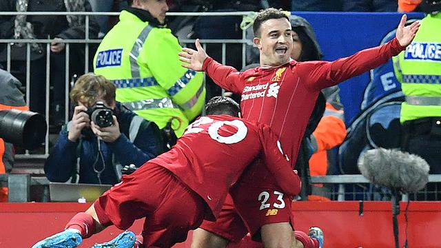 Xherdan Shaqiri sort du tunnel [Paul Ellis.]