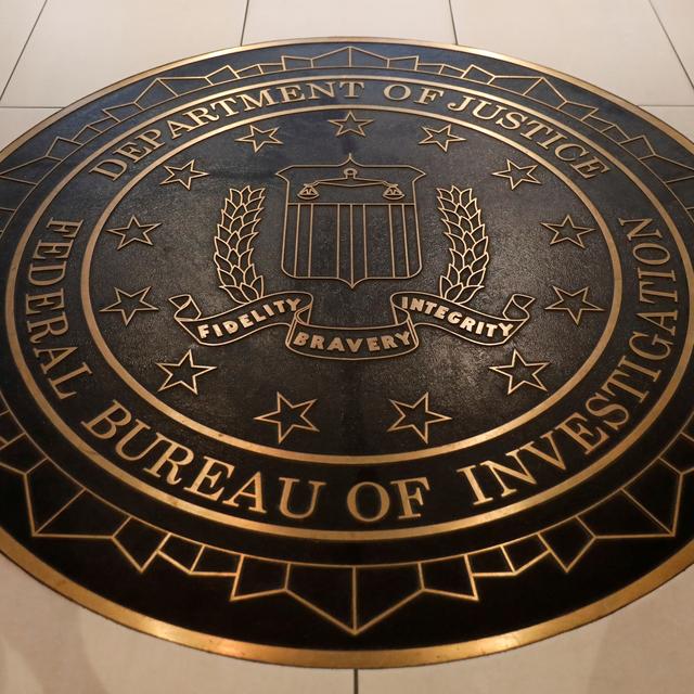 Le logo du FBI. [Reuters - Yuri Gripas]