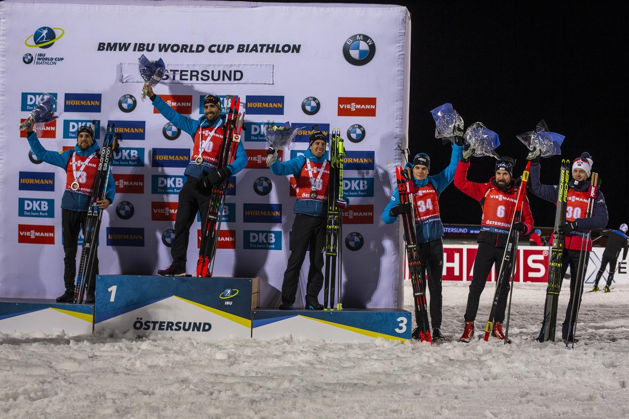 Les Français ont fait très fort à Östersund. [freshfocus - Nico Manzoni]