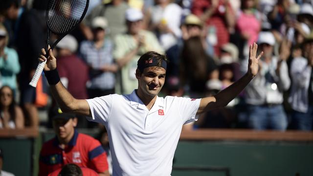 Roger Federer a été expéditif face à Kyle Edmund. [Mark J. Terrill]