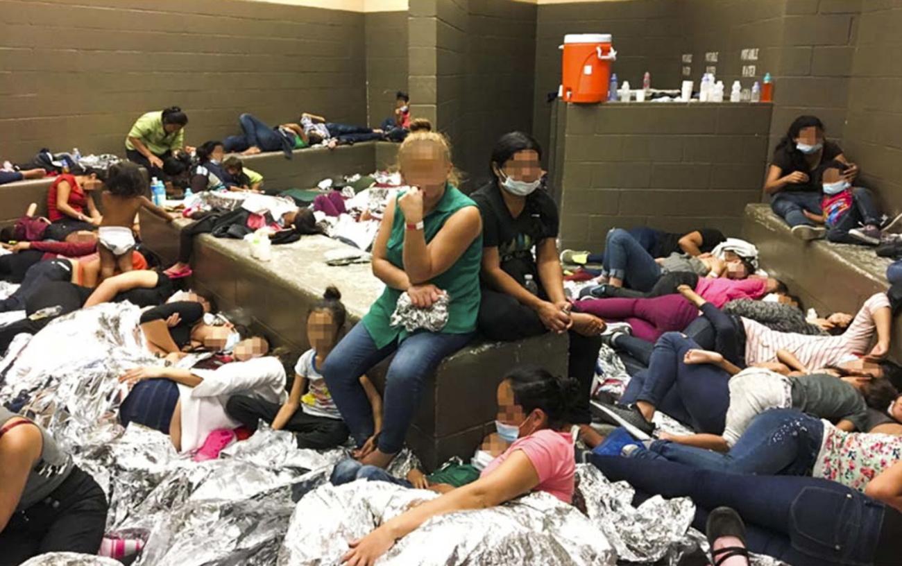Une photo de l'Inspection générale du ministère américain de la Sécurité intérieure démontrant la surpopulation dans des centres de rétention de migrants clandestins au Texas. [Keystone - OFFICE OF INSPECTOR GENERAL]
