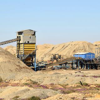 La production de phosphate à Gafsa, en Tunisie. [AFP - Fethi Belaid]