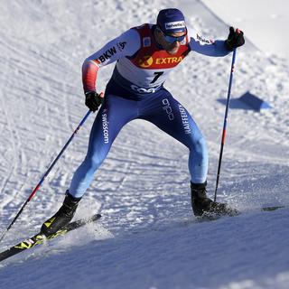 Dario Cologna a annoncé vouloir une médaille aux Mondiaux de Seefeld. [Keystone - Gian Ehrenzeller]