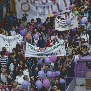 Grève des femmes à Zurich, en 1991. [CC BY-SA 4.0 - Comet Photo AG (Zürich)]