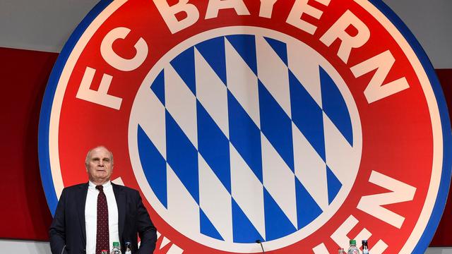 Uli Hoeness, un fier dirigeant qui pourra s'en aller la tête haute, sans doute en novembre prochain. [REUTERS]