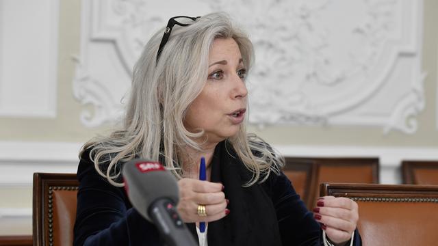 Nathalie Fontanet, conseillère d'Etat genevoise. [Keystone - Alain Grosclaude]