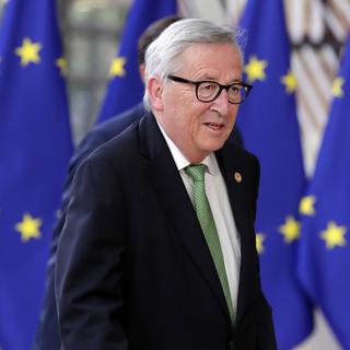 Jean-Claude Juncker est prêt à discuter avec la Suisse sur l'accord-cadre. [Keystone - EPA/Stephanie Lecocq]