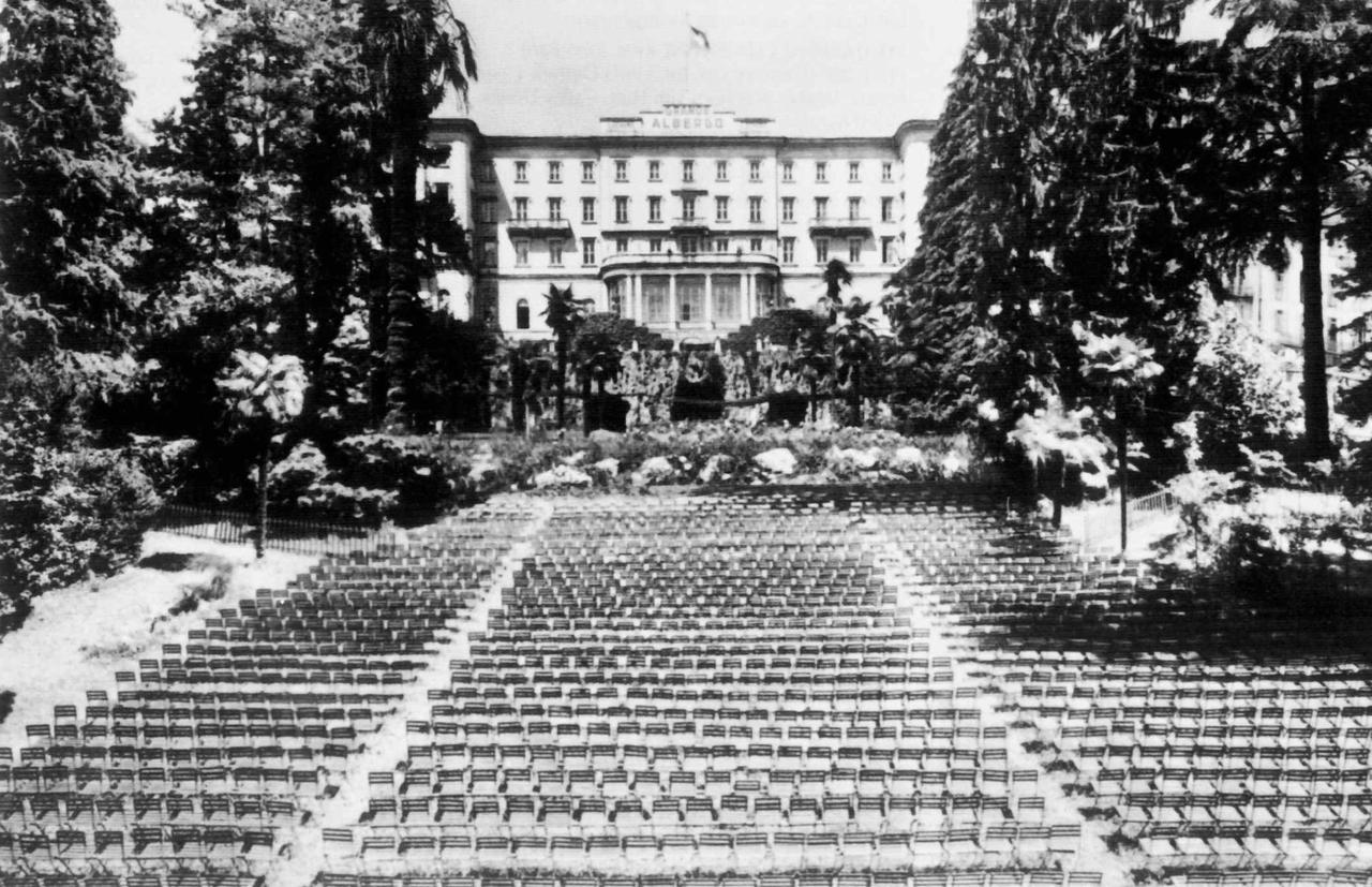 Image du Grand Hotel de Locarno en 1947. [Festival de Film de Locarno - Keystone]