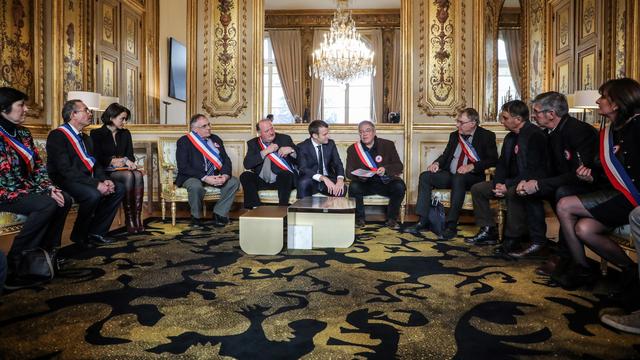 Le gouvernement français a lancé son "grand débat national", qui invite la population à s'exprimer. [Keystone - EPA - Ludovic Marin]