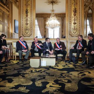 Le gouvernement français a lancé son "grand débat national", qui invite la population à s'exprimer. [Keystone - EPA - Ludovic Marin]