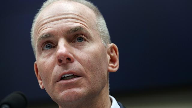 Le PDG de Boeing Dennis Muilenburg démissionne. [Keystone - Jacquelyn Martin]