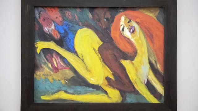 Une peinture d'Emil Nolde. [Keystone - Marcel Bieri]