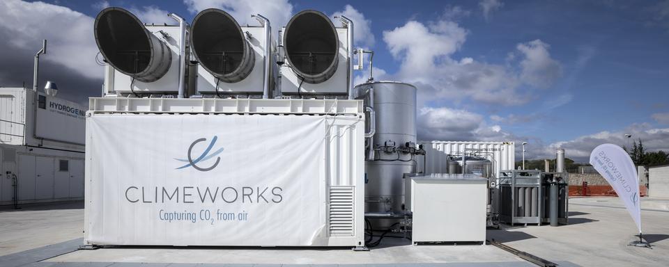 La startup Climeworks récupère le CO2 de l'atmosphère. [climeworks.com]