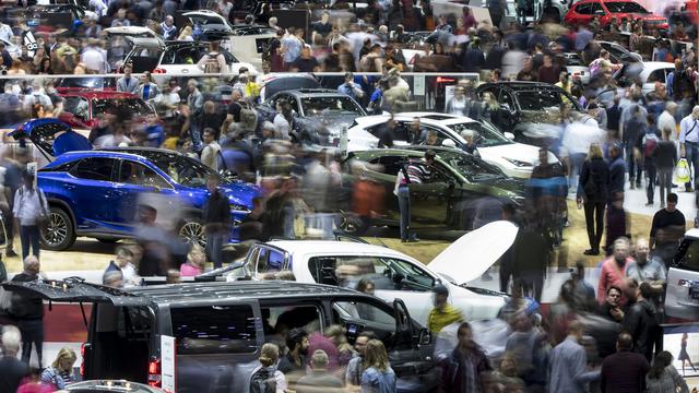 Le salon de l'auto a fermé ses portes. [Keystone - Laurent Gillieron]