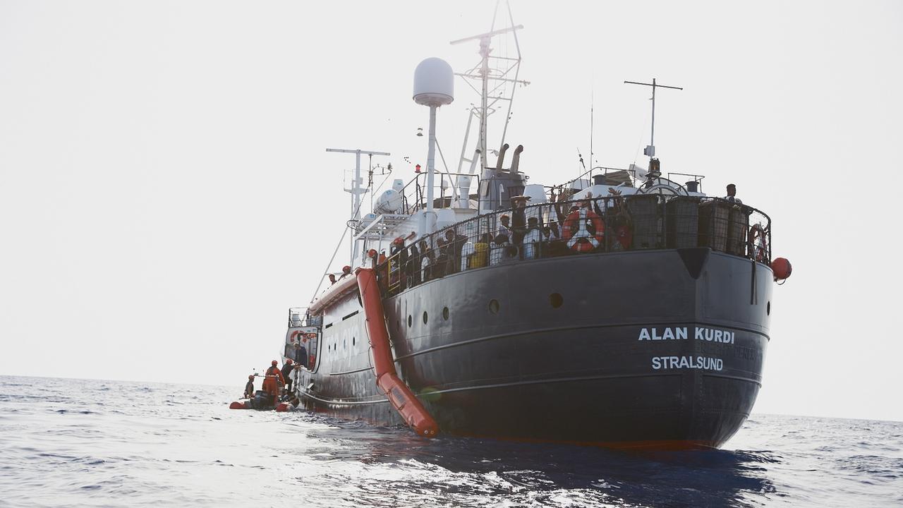 Les migrants de l'Alan Kurdi pourront débarquer à Malte. [EPA/Keystone - Fabian Heinz]