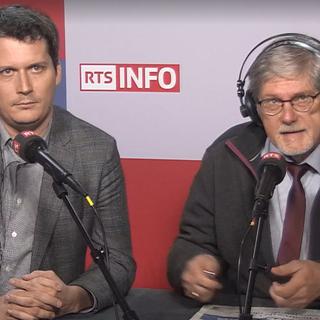 Martin Staub et Jean Romain. [RTS]