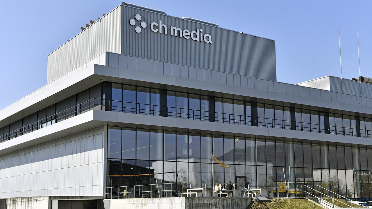 Les bureaux de CH Media à Aarau. [Keystone - Walter Bieri]