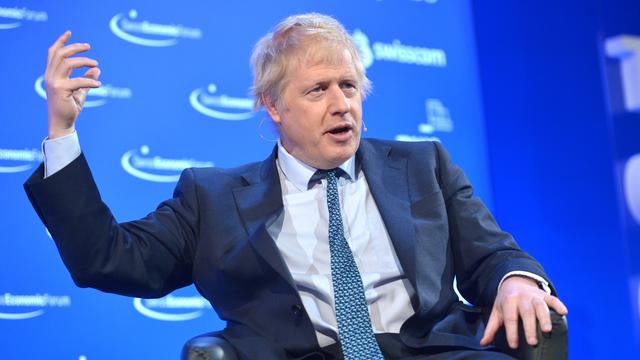 Boris Johnson lors du Swiss Economic Forum à Interlaken le 24.05.2019. [Keystone - SWISS ECONOMIC FORUM]