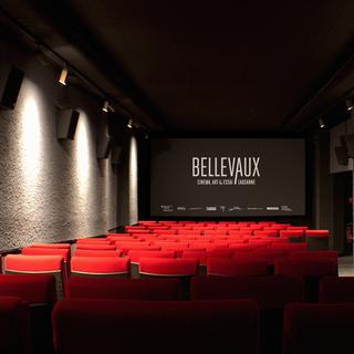 La salle de cinéma de Bellevaux, sur la route Aloys-Fauquez à Lausanne. [Gwenaël Grossfeld - Alexis Rochat]