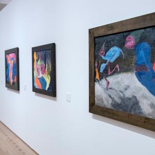 L'exposition consacrée à "Emil Nolde" au Centre Paul Klee. [Keystone - Marcel Bieri]