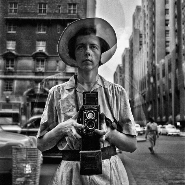 Un autoportrait de Vivian Maier. [AFP - Museo Roma in Trastevere]