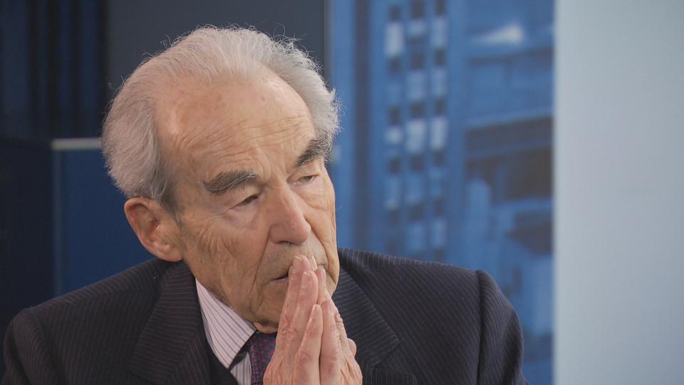 L'ancien ministre français Robert Badinter. [RTS]