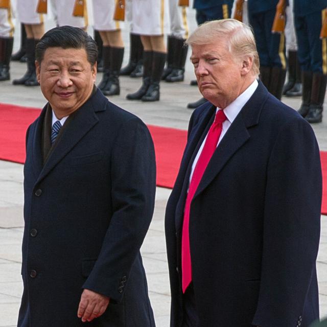 Les tensions entre la Chine et les Etats-Unis sont néfastes pour l’économie. [Keystone/EPA - Roman Pilipey]