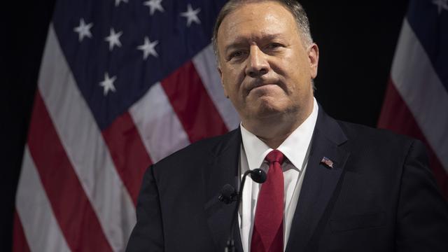 Le secrétaire d'Etat américain Mike Pompeo. [AP Photo - Mary Altaffer]