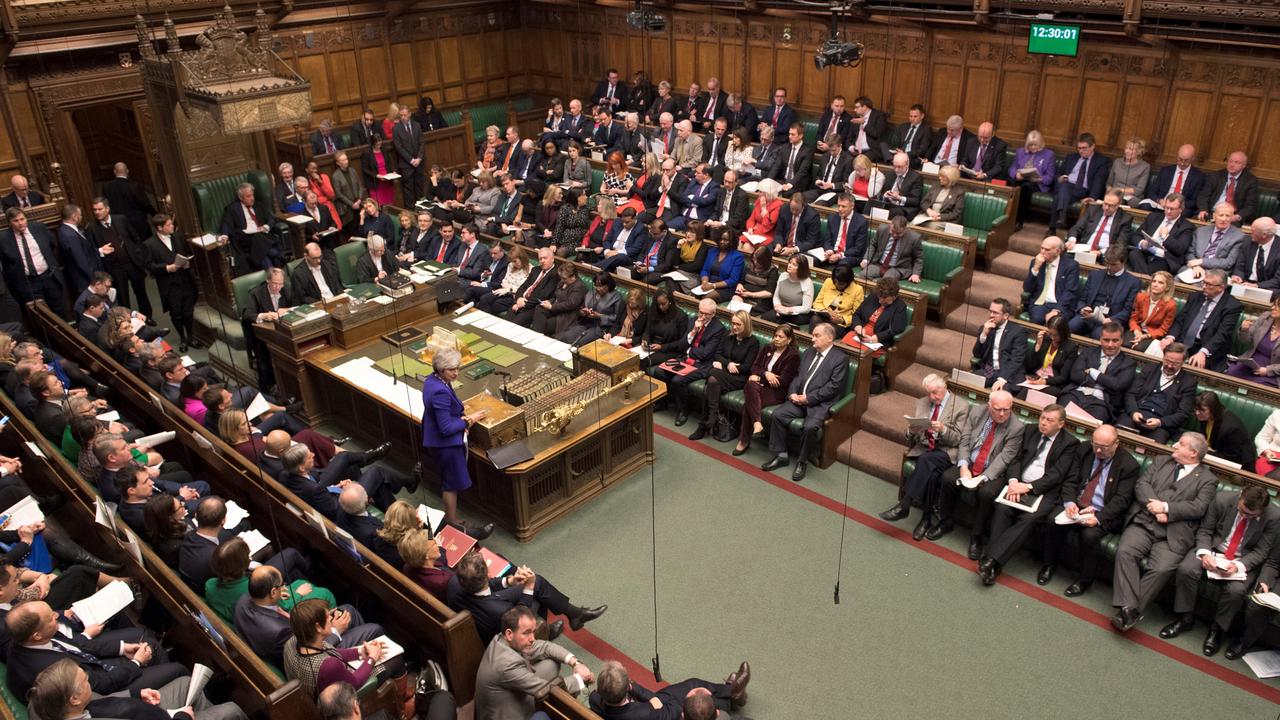 La Chambre des communes a voté en faveur d'un report du Brexit. [AFP - Mark Duffy/UK Parliament]
