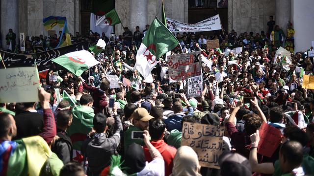 Des manifestants à Alger le 29 mars 2019. [afp - Ryad Kramdi]