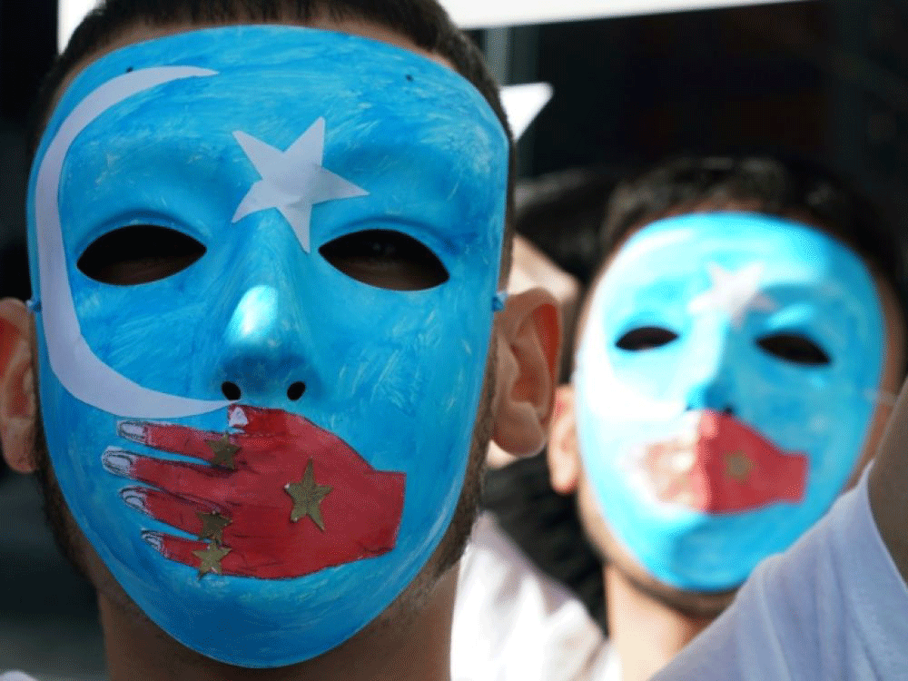 Rassemblement à New York pour alerter sur le sort de la communauté ouïghours. [AFP - DR]