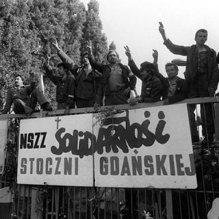 Une grève ouvrière en Pologne en 1980. [EPA-Keystone - Stanislaw Jakubowski]
