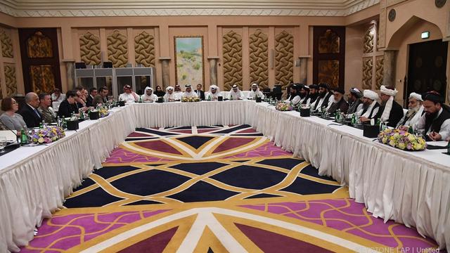 Les Etats-Unis et les représentants des talibans ont ouvert une nouvelle session de discussions à Doha. [Keystone]