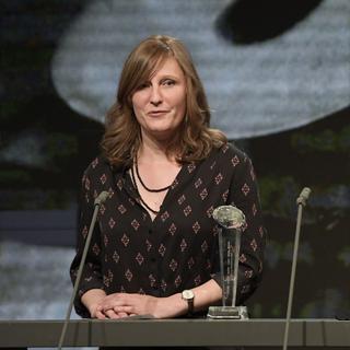 La journaliste Camille Krafft, gagnante du Swiss Press Award 2019 (catégorie presse écrite). [Keystone - Alessandro della Valle]