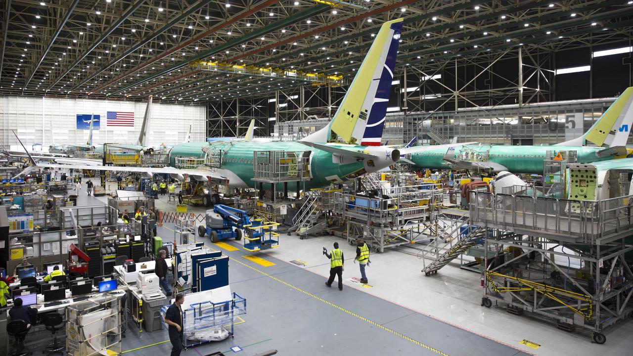 Pour la première fois, Boeing admet un défaut de conception concernant un équipement de son avion 737 MAX. [AFP - JASON REDMOND]