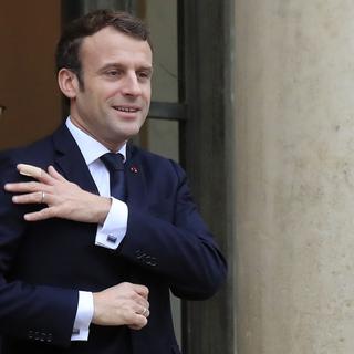 Emmanuel Macron. [AP Photo/Keystone - Michel Euler]