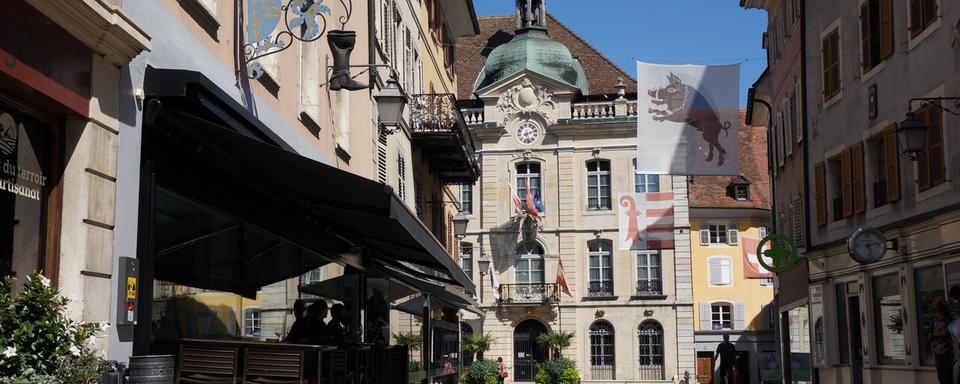 La vieille ville de Porrentruy dans le Jura. [RTS - Gaël Klein]