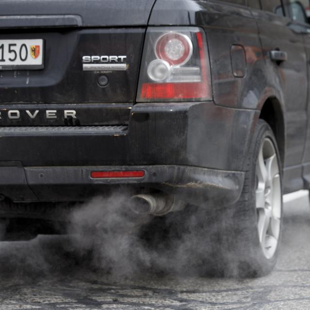La tendance à la baisse des émissions de CO2 des véhicules neufs s'est inversée. [Keystone - Salvatore Di Nolfi]