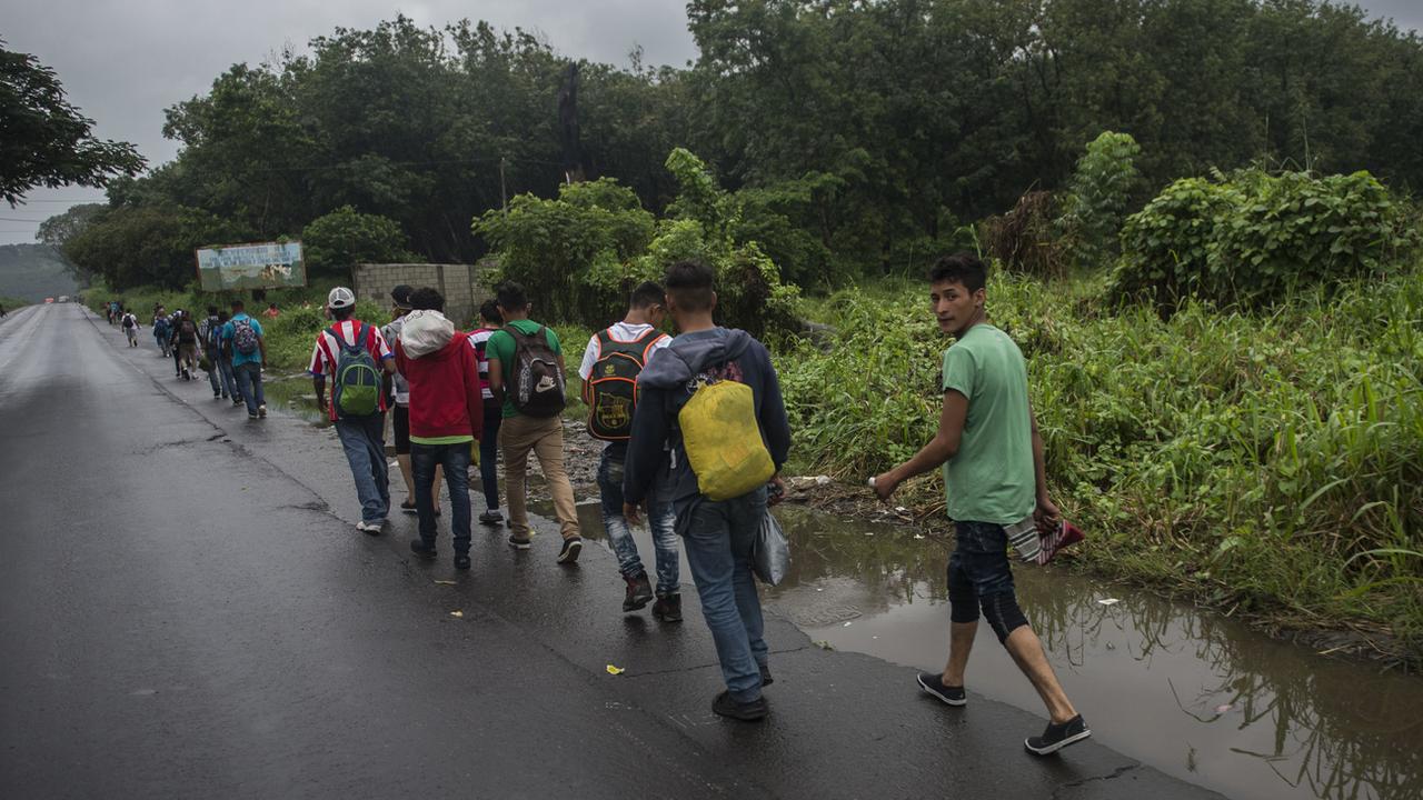 Le Guatemala va appliquer de nouvelles mesures migratoires visant principalement les réfugiés originaires du Honduras et du Salvador. [KEYSTONE - Oliver de Ros]