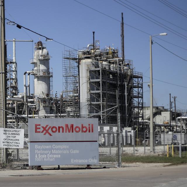 Une raffinerie d'ExxonMobil dans le Texas aux Etats-Unis. [Houston Chronicle via AP/Keystone - Elizabeth Conley]