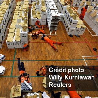 L'épuisement suite aux élections en Indonésie [Reuters - Willy Kurniawan]