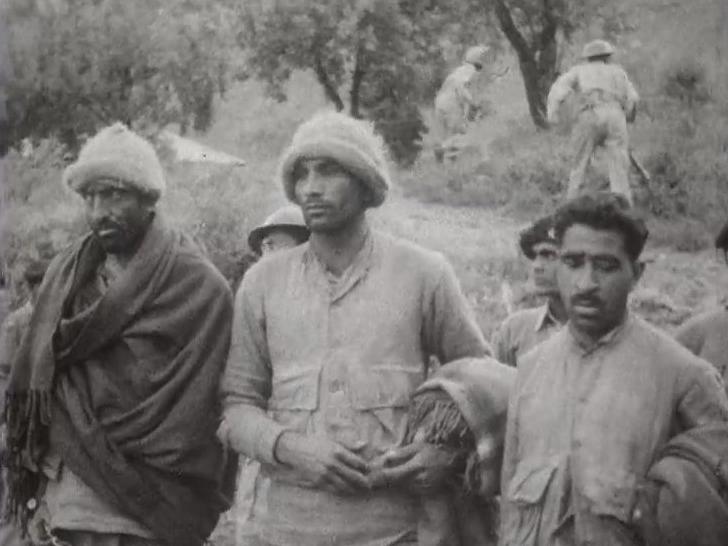 Combattants faits prisonniers par les Indiens au Cachemire, 1965.