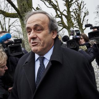 Michel Platini avait été suspendu de ses fonctions de président de l'UEFA en 2016. [AFP - MICHAEL BUHOLZER]