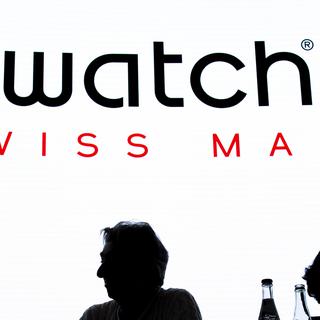 Nick Hayek durant la conférence de presse du groupe Swatch, le 14 mars 2019. [Keystone - Anthony Anex]