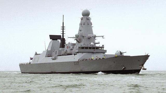 Le destroyer britannique HMS Duncan (photo non datée). [Ministry of Defence/AP/Keystone - Ben Sutton]