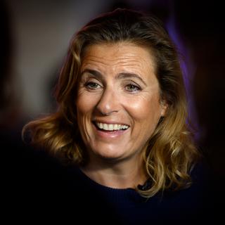La réalisatrice française Lisa Azuelos le 17 janvier 2019 au Festival du film de comédie de L'Alpe d'Huez en France. [AFP - Jean-Philippe Ksiazek]