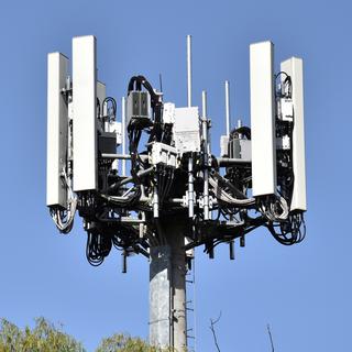 La toute première antenne 5G installée en Australie en janvier 2019. [Keystone - Mick Tsikas]